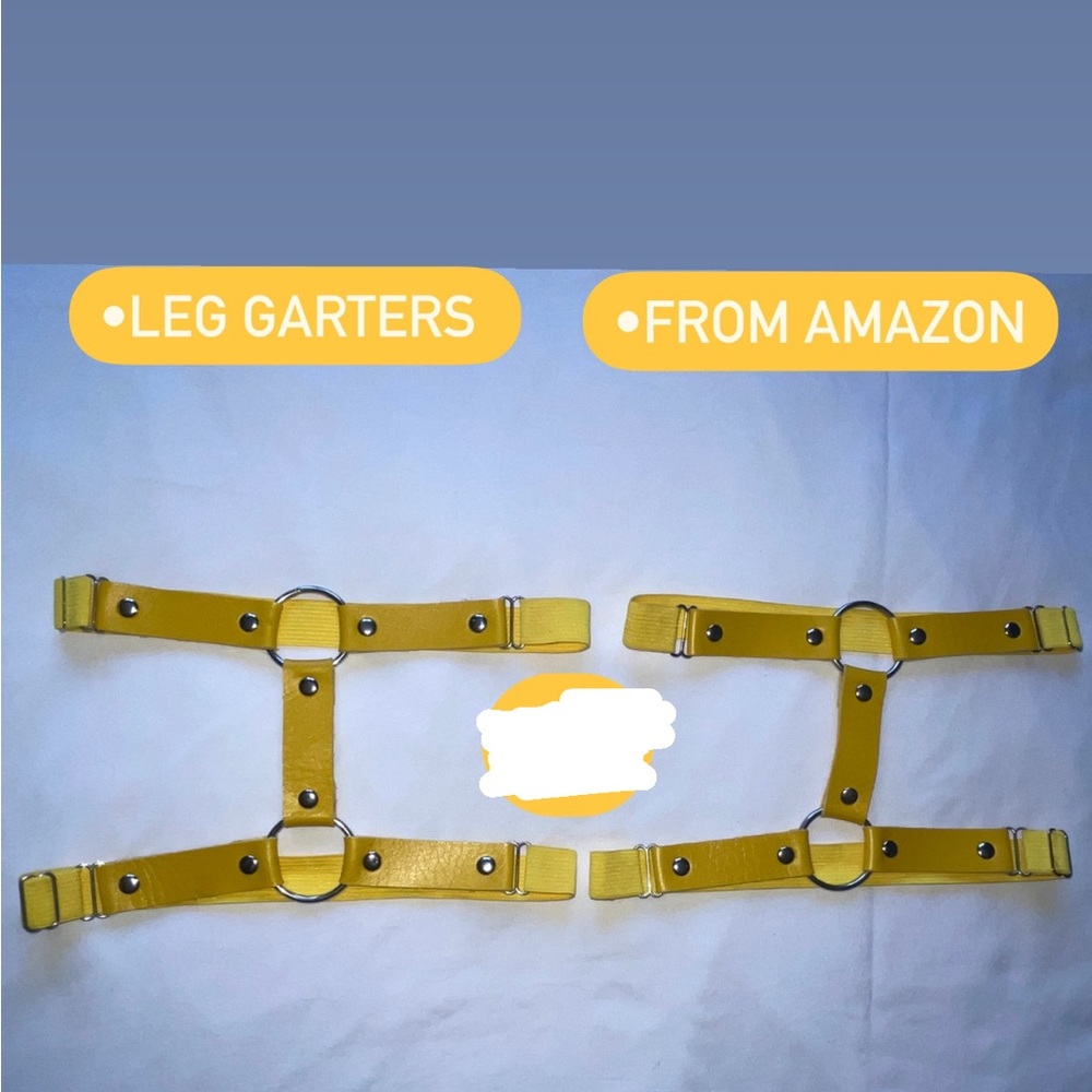 Leg garters from AMAZON
